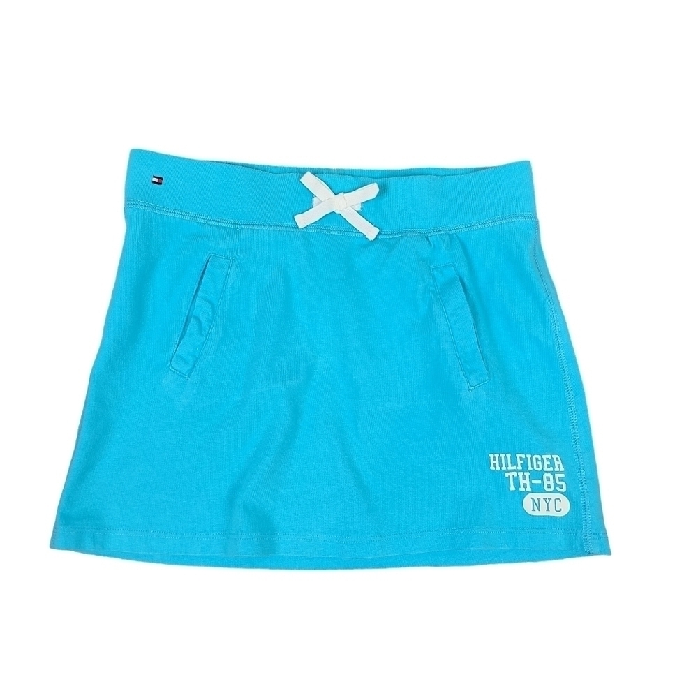 Tommy Hilfiger Girl's Blue Athletic Casual Skirt Medium